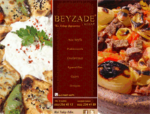 Tablet Screenshot of beyzaderestaurant.com
